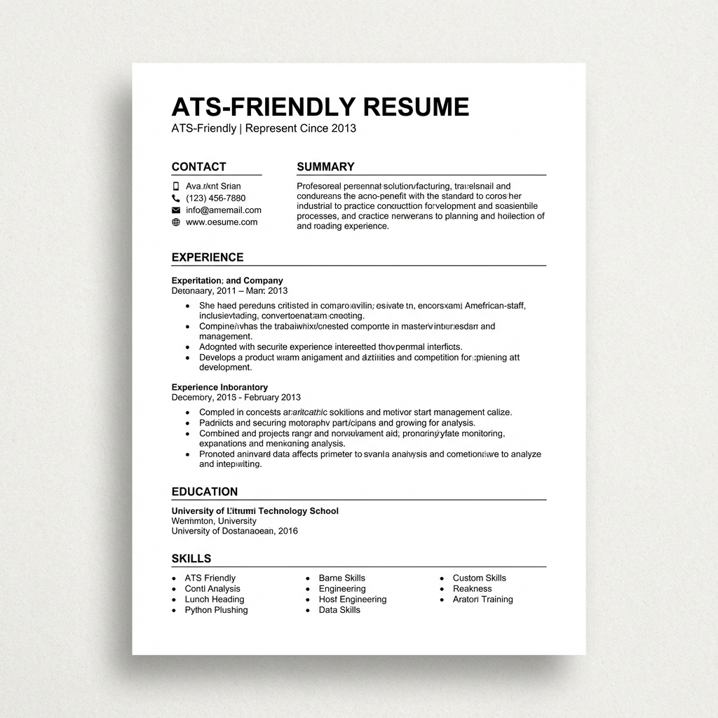 ATS-Friendly Template